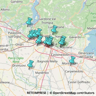 Mappa Via Settima Villaggio Sereno, 25125 Brescia BS, Italia (10.07647)