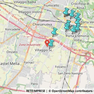 Mappa Via Settima Villaggio Sereno, 25125 Brescia BS, Italia (2.50333)