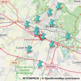 Mappa Via Settima Villaggio Sereno, 25125 Brescia BS, Italia (3.75)