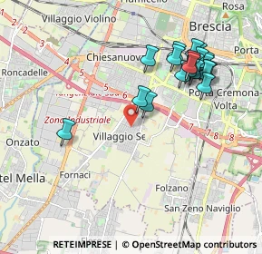 Mappa Via Settima Villaggio Sereno, 25125 Brescia BS, Italia (2.0135)