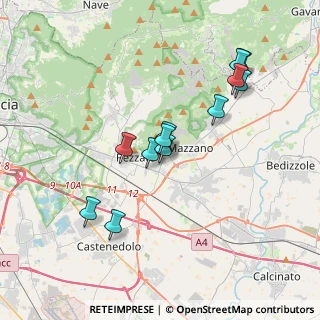 Mappa Via Zanardelli Giuseppe, 25086 Rezzato BS, Italia (3.3125)