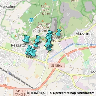 Mappa Via Zanardelli Giuseppe, 25086 Rezzato BS, Italia (0.59)