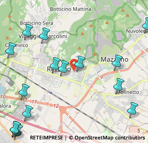 Mappa Via U. Giordano, 25086 Rezzato BS, Italia (3.0725)