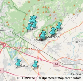 Mappa Via U. Giordano, 25086 Rezzato BS, Italia (2.73583)