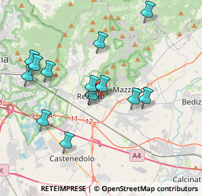 Mappa Via U. Giordano, 25086 Rezzato BS, Italia (3.67)