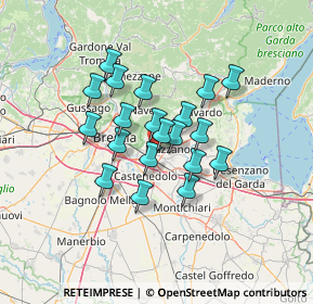 Mappa Via U. Giordano, 25086 Rezzato BS, Italia (10.077)