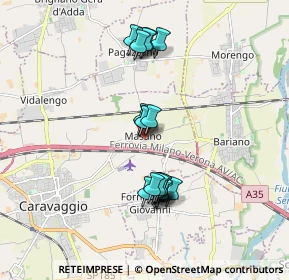 Mappa Via Gian Battista Rubini, 24043 Caravaggio BG, Italia (1.59)
