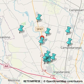 Mappa Via Chiesa Vecchia, 35016 Piazzola sul Brenta PD, Italia (3.91091)
