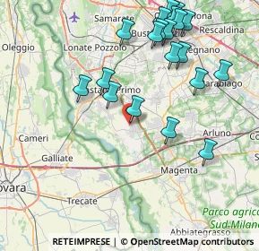 Mappa Via G.Carducci, 20012 Cuggiono MI, Italia (8.8865)