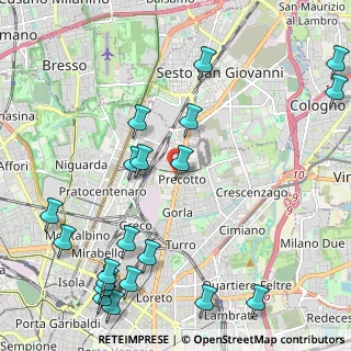 Mappa Viale Monza, 20126 Milano MI, Italia (2.8385)