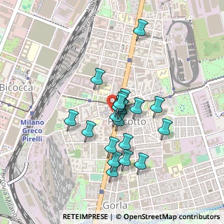 Mappa Via Giuseppe Pelitti, 20126 Milano MI, Italia (0.353)