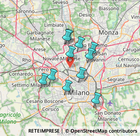 Mappa Via Vincenzo Caldesi, 20161 Milano MI, Italia (5.33091)