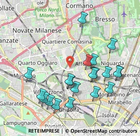 Mappa Via Vincenzo Caldesi, 20161 Milano MI, Italia (2.062)