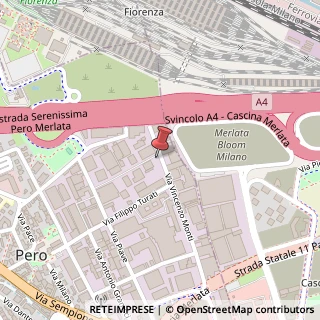 Mappa Via Vincenzo Monti, 27, 20016 Pero, Milano (Lombardia)