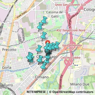 Mappa Via Francesco Brambilla, 20128 Milano MI, Italia (0.6485)