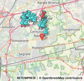 Mappa Via Varese, 20063 Cernusco sul Naviglio MI, Italia (3.63882)