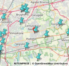Mappa Via Varese, 20063 Cernusco sul Naviglio MI, Italia (6.4195)