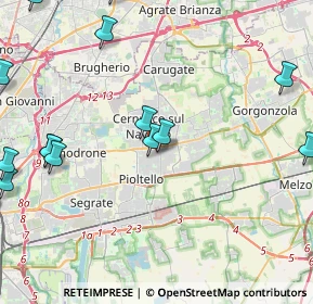 Mappa Via Varese, 20063 Cernusco sul Naviglio MI, Italia (6.5905)