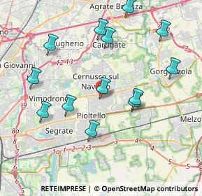 Mappa Via Varese, 20063 Cernusco sul Naviglio MI, Italia (4.13846)