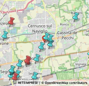 Mappa Via Varese, 20063 Cernusco sul Naviglio MI, Italia (3.022)