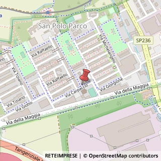 Mappa Via Carpaccio, 5, 25124 Brescia, Brescia (Lombardia)