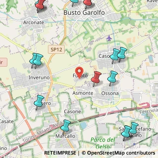 Mappa Via San Giuseppe, 20010 Inveruno MI, Italia (3.22118)