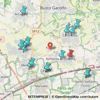 Mappa Via San Giuseppe, 20010 Inveruno MI, Italia (2.4475)