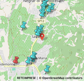 Mappa Via Villa Zamboni, 37024 Negrar VR, Italia (1.1265)