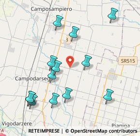 Mappa Via Bassa Terza, 35011 Campodarsego PD, Italia (4.30308)