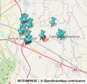 Mappa Via Antonio Fogazzaro, 36040 Grumolo delle Abbadesse VI, Italia (3.59368)