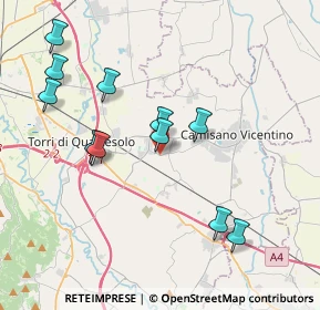 Mappa Via Antonio Fogazzaro, 36040 Grumolo delle Abbadesse VI, Italia (3.94)