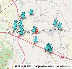Mappa Via Antonio Fogazzaro, 36040 Grumolo delle Abbadesse VI, Italia (3.94667)
