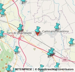 Mappa Via Antonio Fogazzaro, 36040 Grumolo delle Abbadesse VI, Italia (6.719)