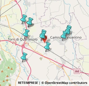 Mappa Via Antonio Fogazzaro, 36040 Grumolo delle Abbadesse VI, Italia (3.25364)