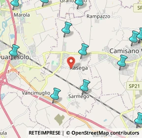 Mappa Via Antonio Fogazzaro, 36040 Grumolo delle Abbadesse VI, Italia (3.22667)