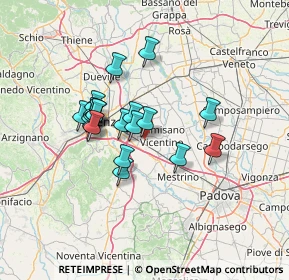 Mappa Via Antonio Fogazzaro, 36040 Grumolo delle Abbadesse VI, Italia (10.618)