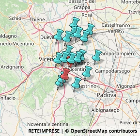 Mappa Via Antonio Fogazzaro, 36040 Grumolo delle Abbadesse VI, Italia (8.4455)