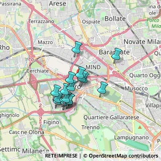 Mappa Via Don Carlo Gnocchi, 20016 Pero MI, Italia (1.37944)