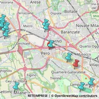 Mappa Via Don Carlo Gnocchi, 20016 Pero MI, Italia (3.65)