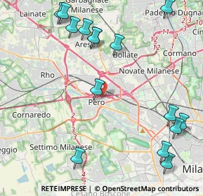 Mappa Via Don Carlo Gnocchi, 20016 Pero MI, Italia (5.36133)