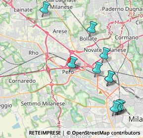 Mappa Via Don Carlo Gnocchi, 20016 Pero MI, Italia (4.84636)