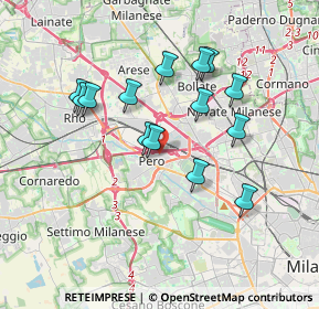 Mappa Via Don Carlo Gnocchi, 20016 Pero MI, Italia (3.26571)