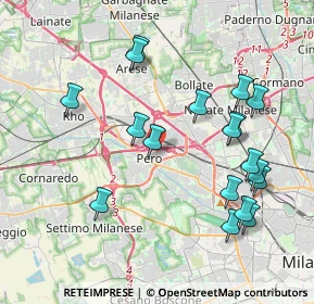 Mappa Via Don Carlo Gnocchi, 20016 Pero MI, Italia (4.15722)