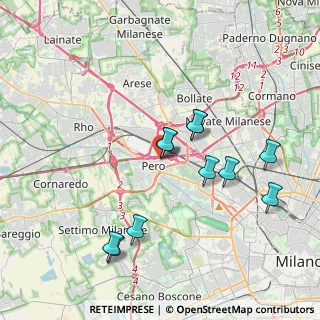 Mappa Via Don Carlo Gnocchi, 20016 Pero MI, Italia (3.62091)