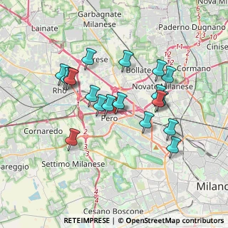 Mappa Via Don Carlo Gnocchi, 20016 Pero MI, Italia (3.29053)