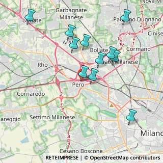 Mappa Via Don Carlo Gnocchi, 20016 Pero MI, Italia (3.95273)