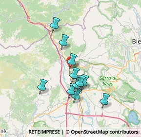 Mappa Via Mombarone, 10013 Borgofranco d'Ivrea TO, Italia (6.09455)