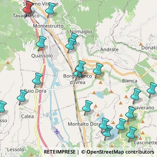 Mappa Via Mombarone, 10013 Borgofranco d'Ivrea TO, Italia (2.9235)