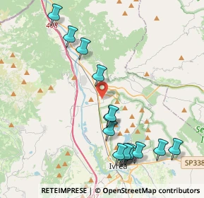 Mappa Via Mombarone, 10013 Borgofranco d'Ivrea TO, Italia (4.59667)
