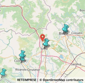 Mappa Via Mombarone, 10013 Borgofranco d'Ivrea TO, Italia (25.70636)
